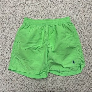 Polo Ralph Lauren 5” Swim Trunks Shorts Men’s Small Lime Green Preppy
